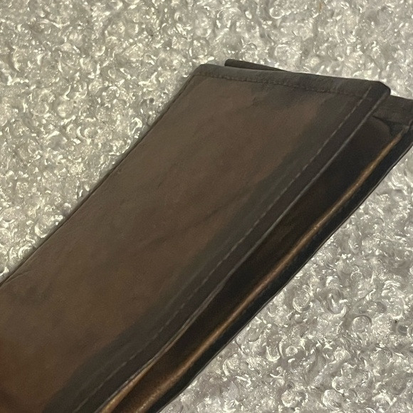 CHRISTIAN DIOR 🔥VINTAGE WALLET GLOVE STEER STUNNING PATINA - Picture 5 of 15